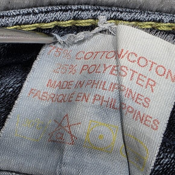 Silver Jeans Tuesday Jeans Womens 28x33 Blue Bootcut Low Rise Embroidered Denim - Picture 10 of 11